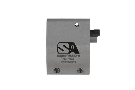 The Superlative Arms adjustable gas block .625 is machined from 416 stainless steel